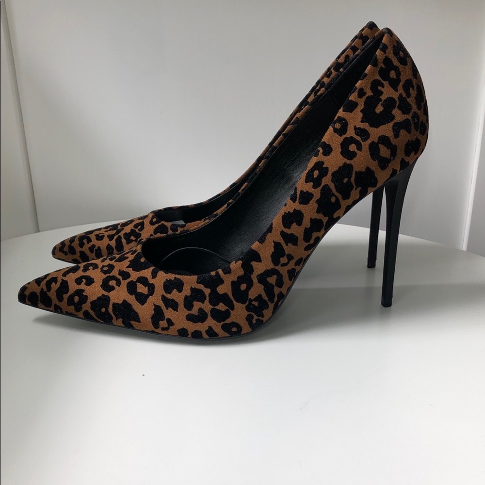 Leopard high heels